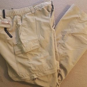THE NORTH FACE ZIP OFF, STOWABLE HIKING PANTS L